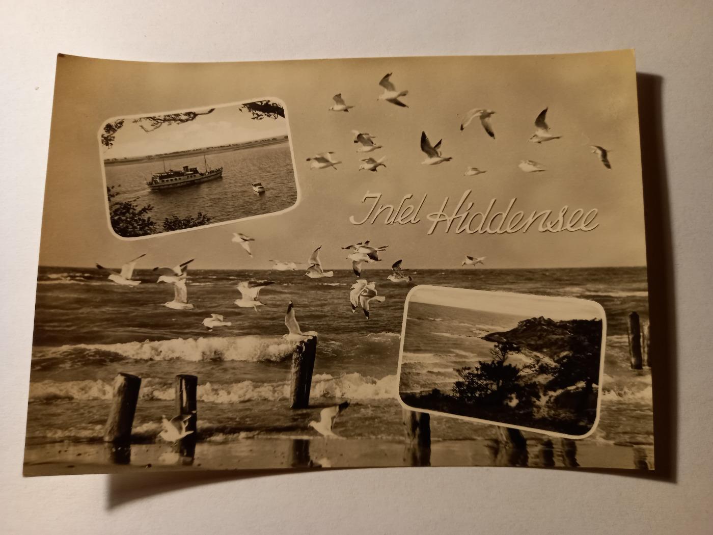 Régi német (Hiddensee) képeslap