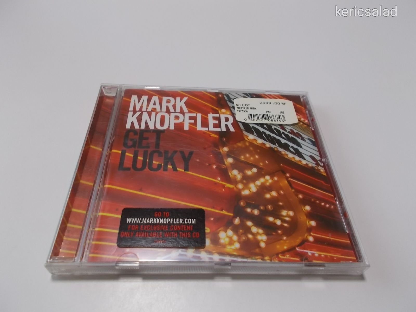 Mark Knopfler: Get lucky cd 2009