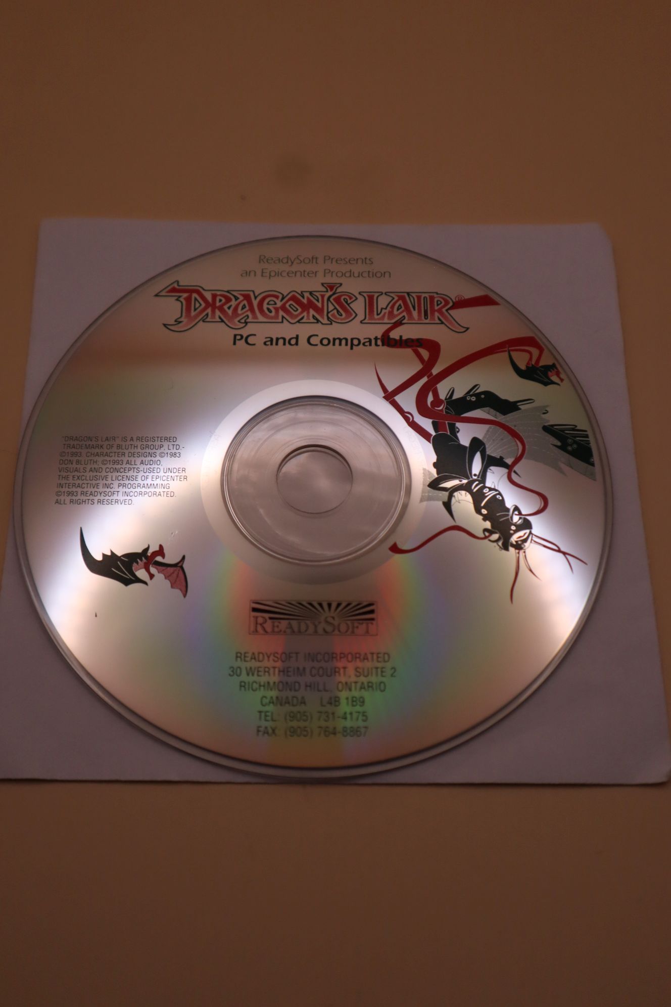 Dragon's Lair CD-ROM - PC