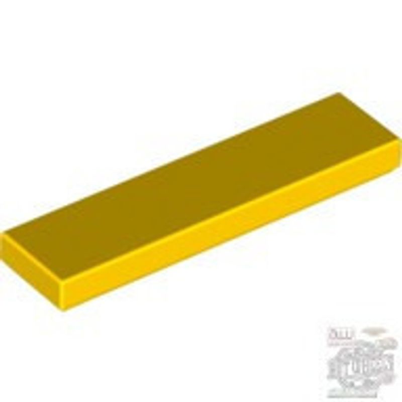 Lego Tile 1X4, Yellow