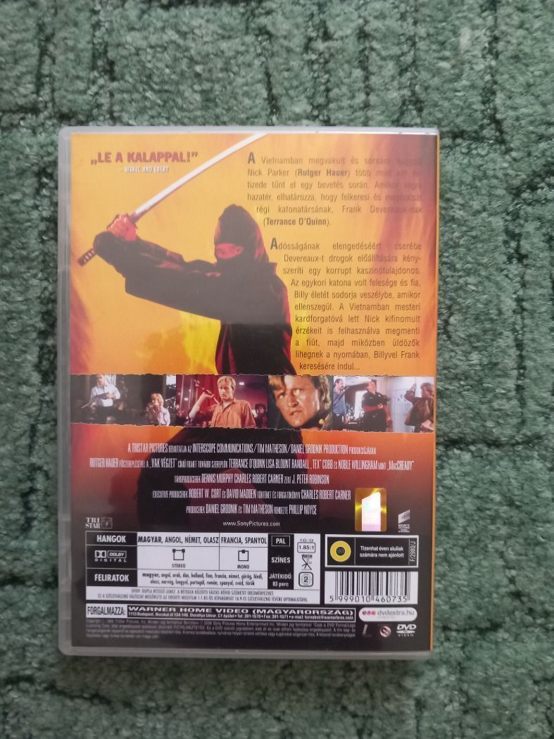 Vak végzet DVD