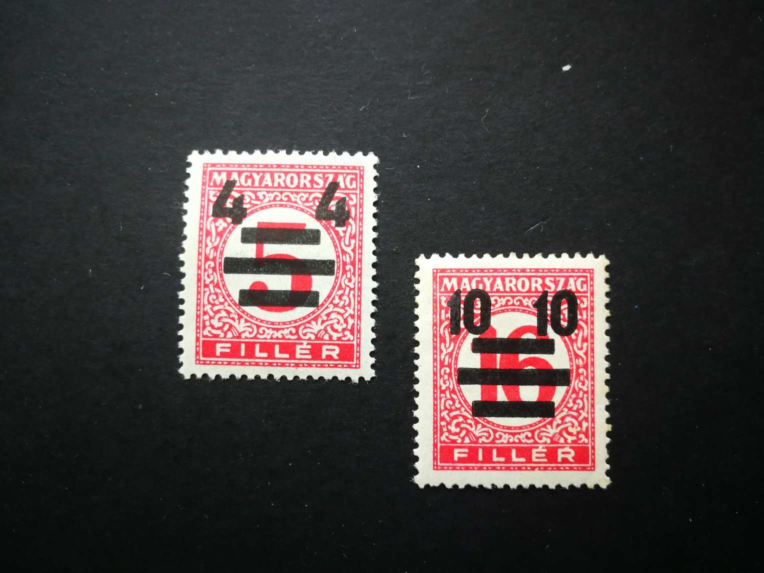 Magyarország 1931 Kisegítő portó B * falcos kat. ár 4000 Ft H