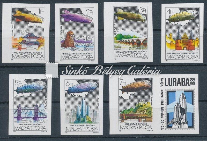 1981. Zeppelin híres repülései - L