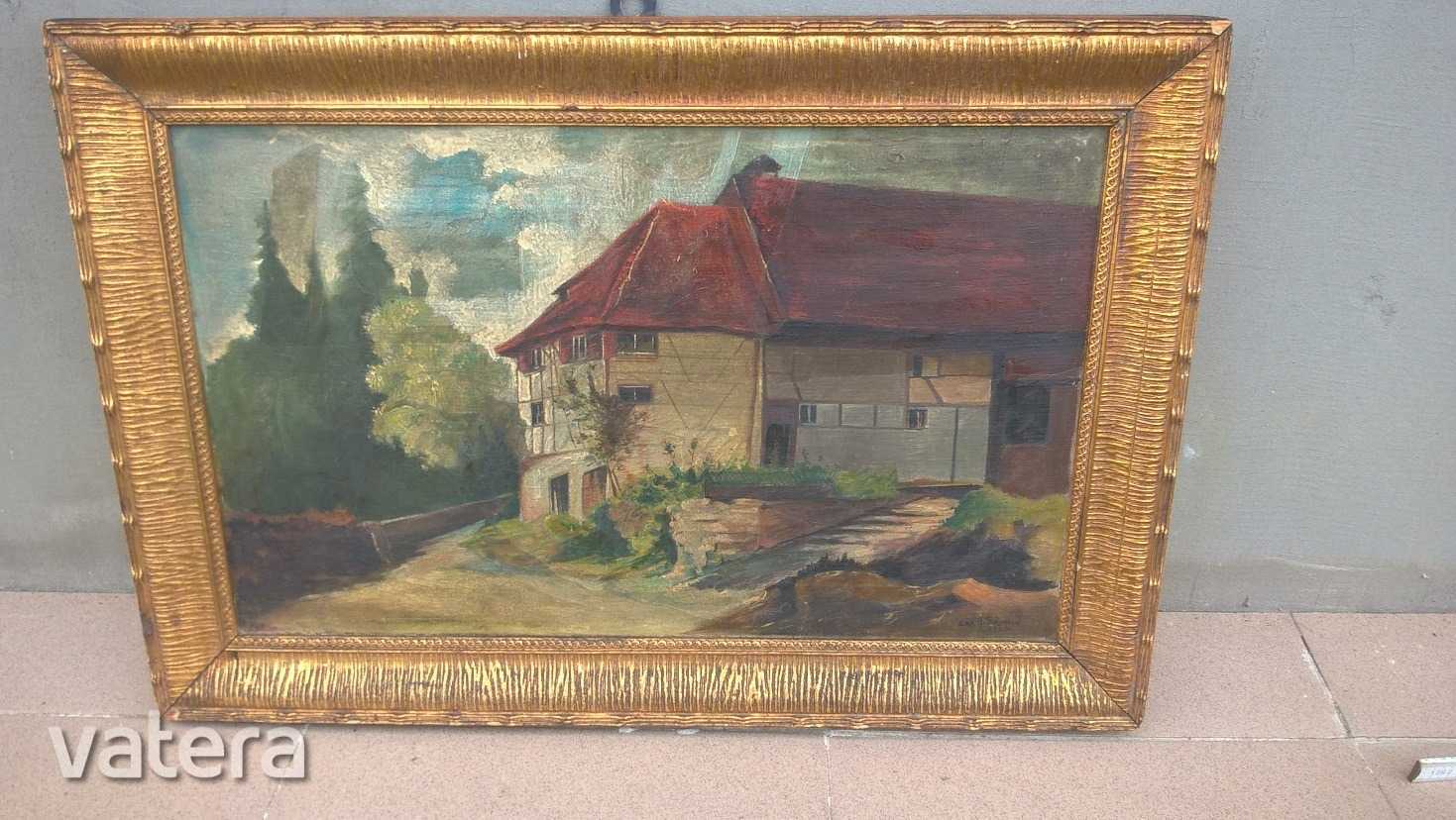Régi festmény, szignózott