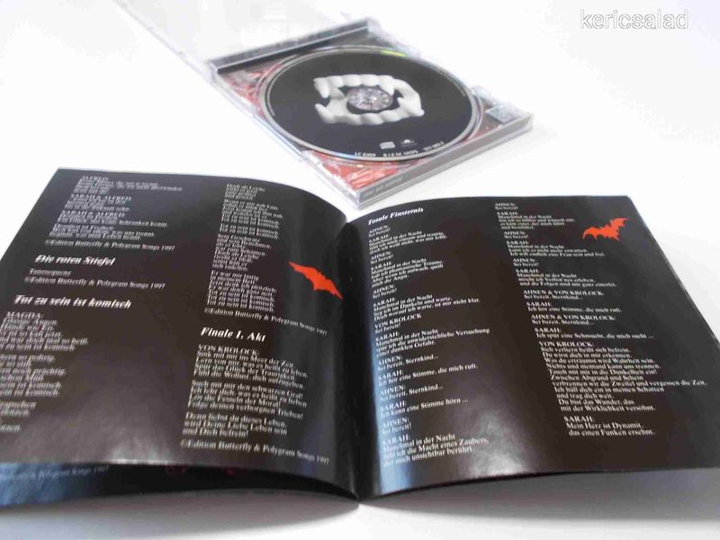 Tanz der vampire (Vámpírok bálja) cd 1998