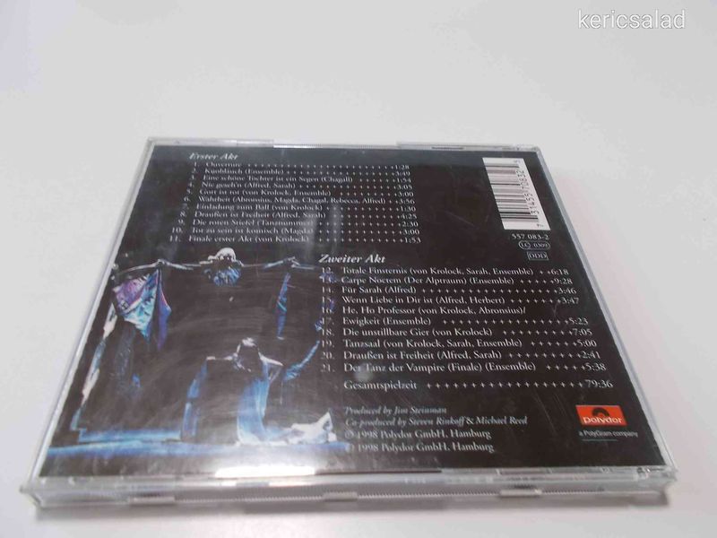 Tanz der vampire (Vámpírok bálja) cd 1998