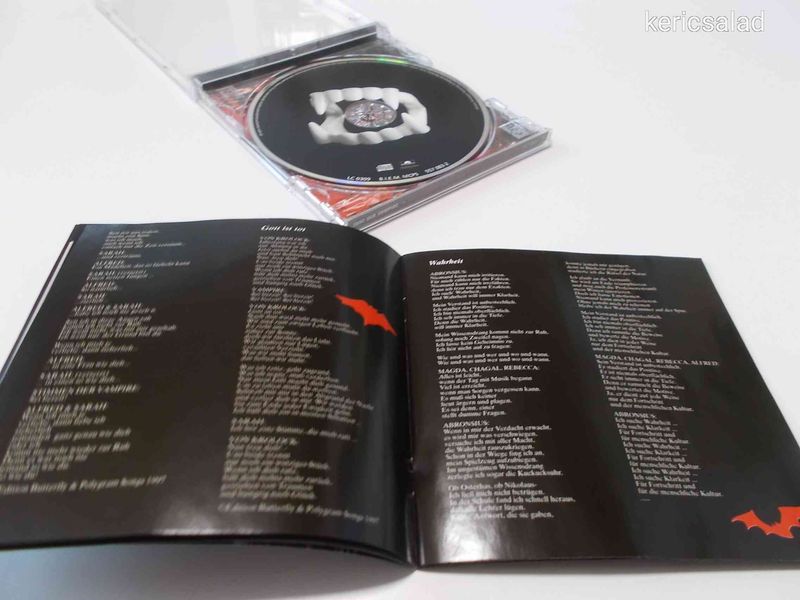 Tanz der vampire (Vámpírok bálja) cd 1998