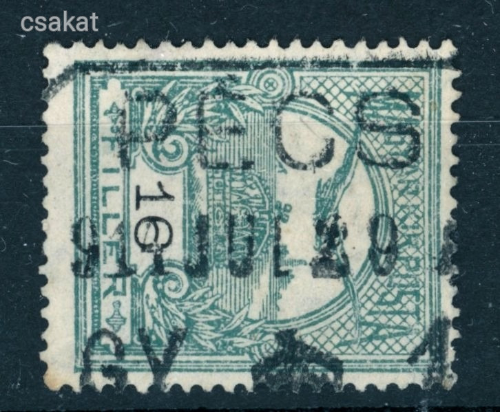 1913 turul PÉCS / 1 gyűjtő bélyegzés 100p (e22)