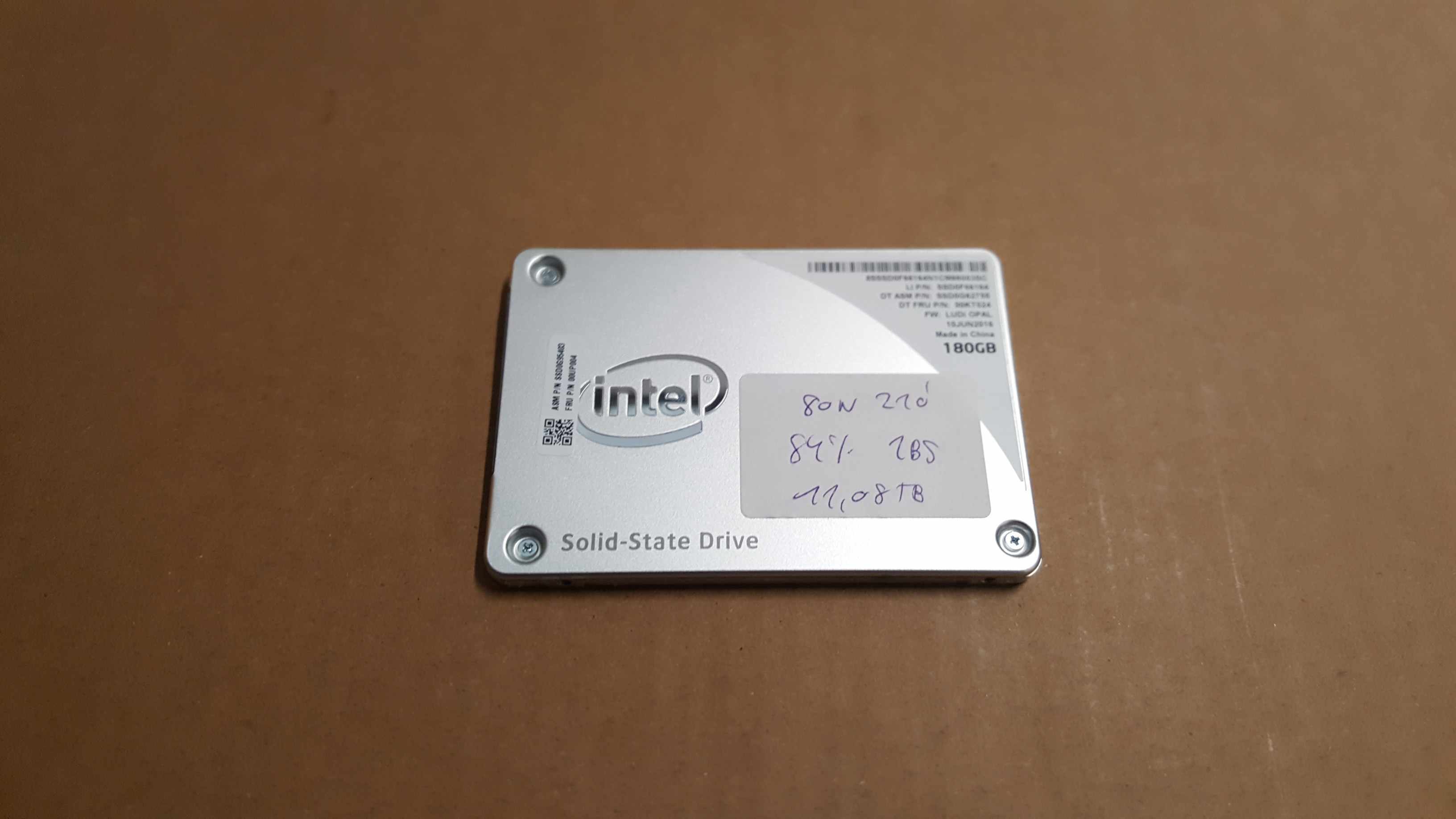Intel Pro 2500s 180GB