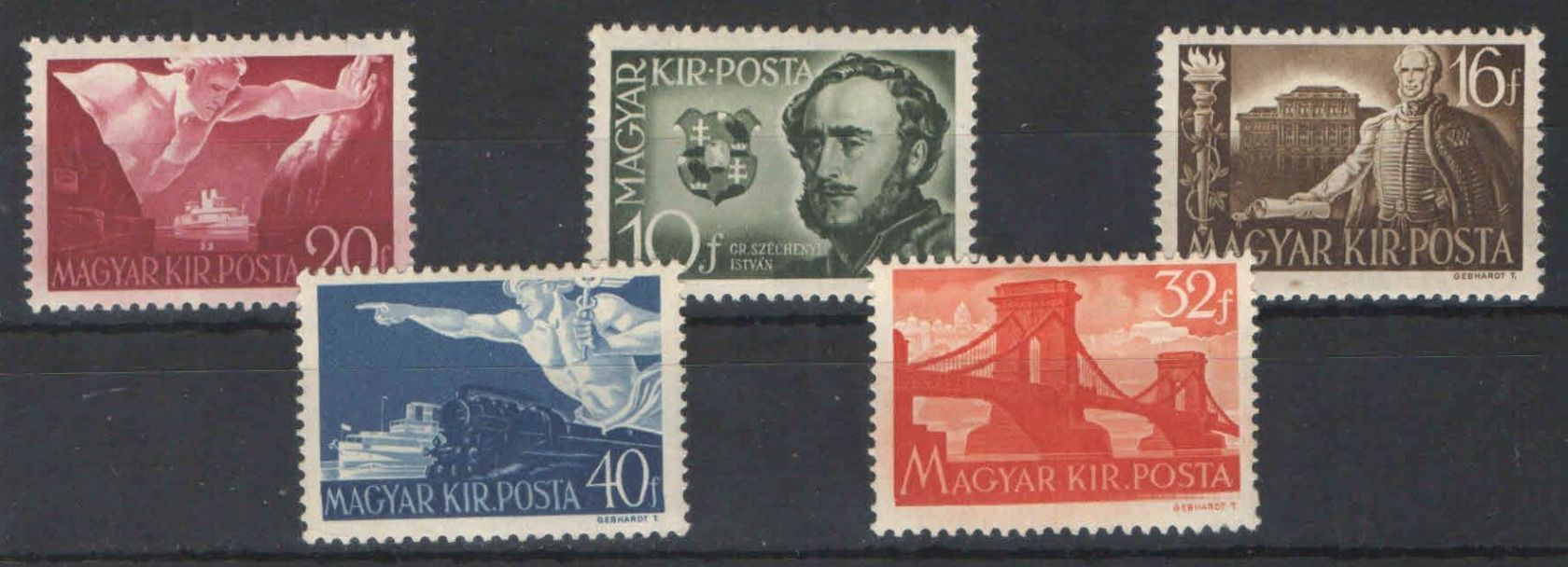 1941. Magyarország - Gróf. Széchenyi István, sor