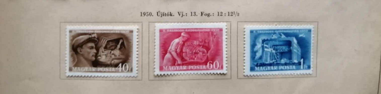 Magyarország, 1950, Újítók