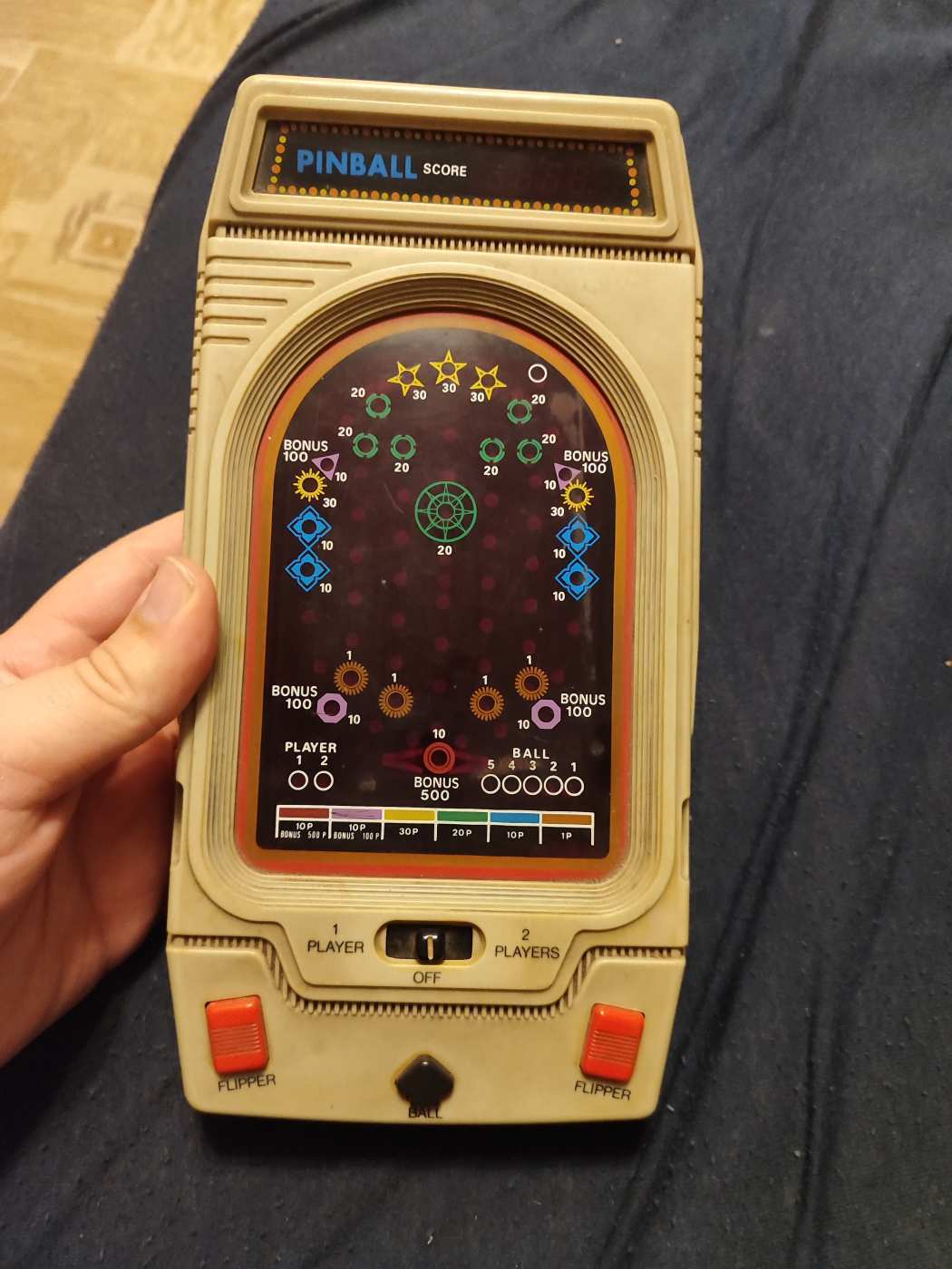 Régi pinball karcjáték