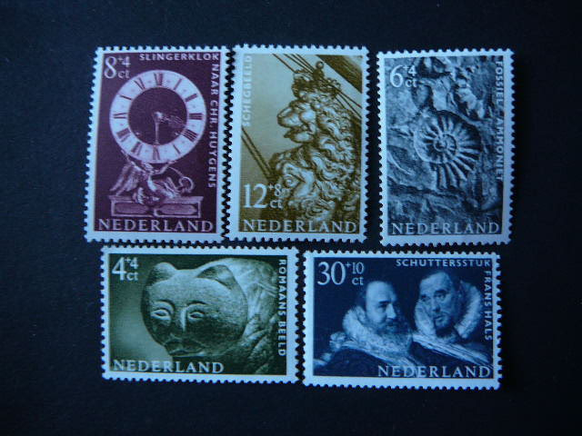 Holland postatiszta bélyegsor