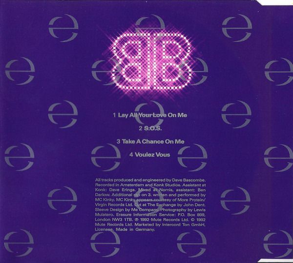Erasure - Abba-Esque CDs