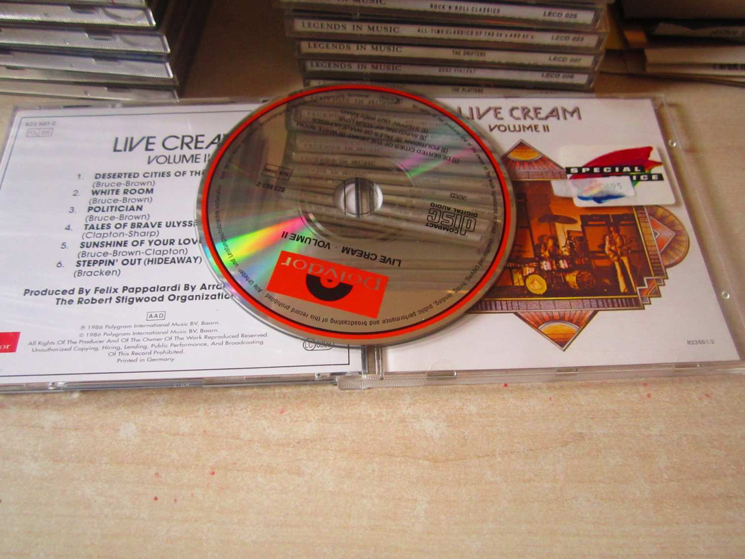 CREAM-LIVE CREAM  CD