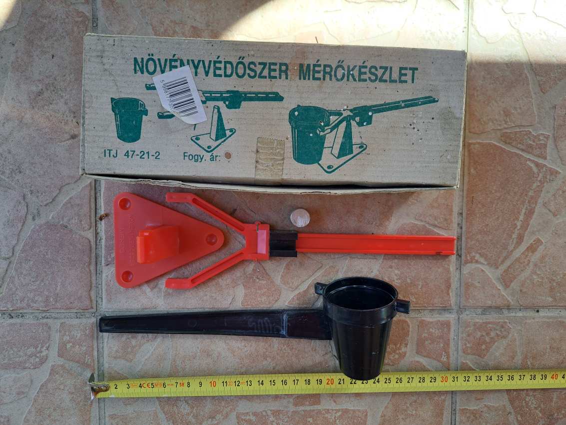 Növényvédőszer mérőkészlet