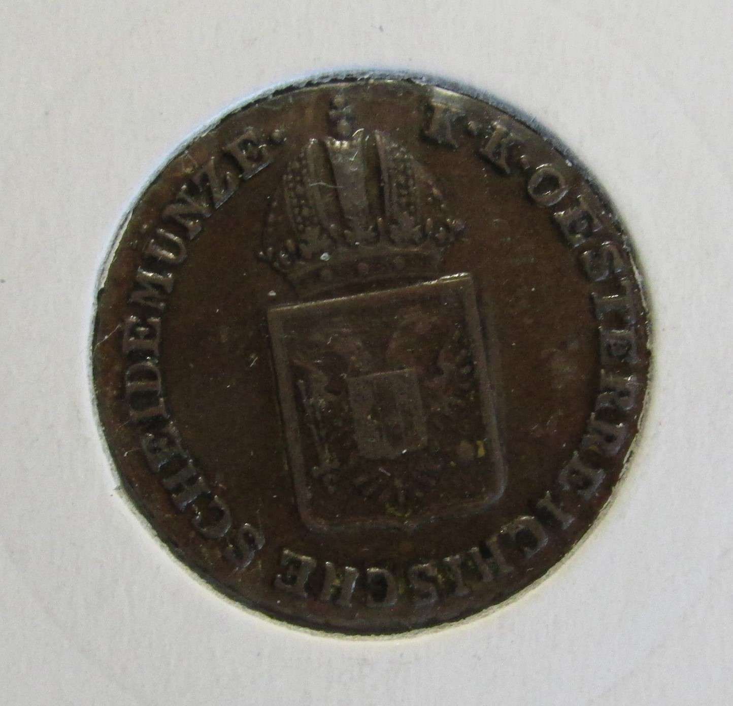 1/2 kreuzer, 1816. A