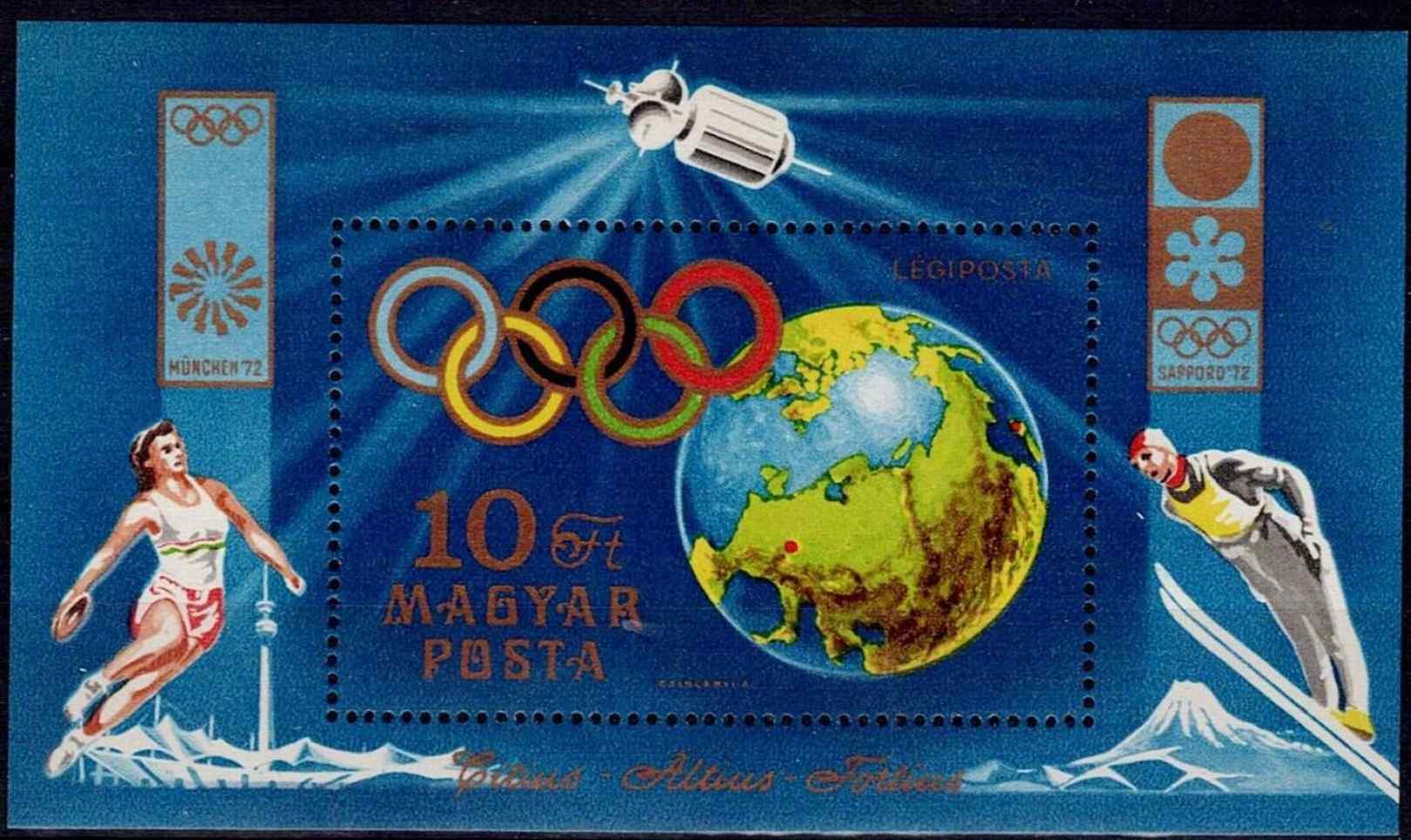 Magyarország 1972 Olimpia Sapporo München sport