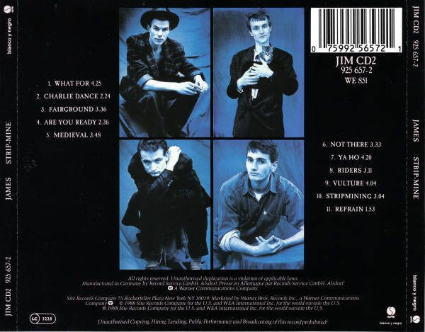 James - Strip-Mine CD