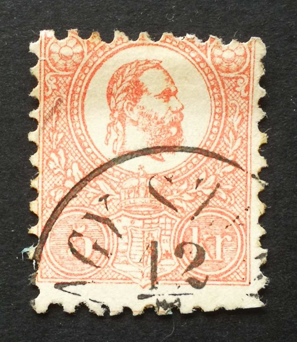 Magyarország 1871 Kőnyomat 5 Kr (N)AGY-SZEB(EN) foghiány, elfogazva H