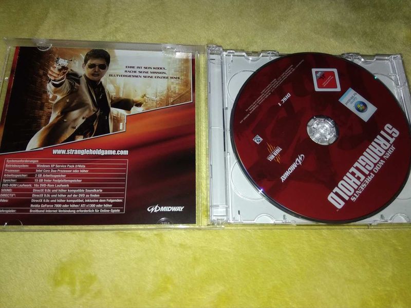 Stranglehold PC DVD dobozos német kiadás