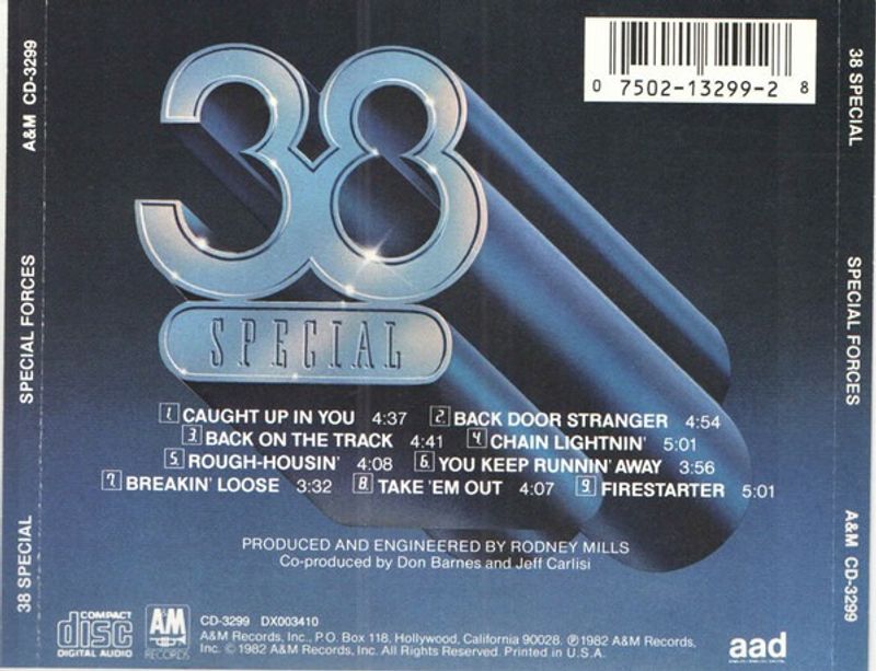38 Special - Special Forces CD  USA