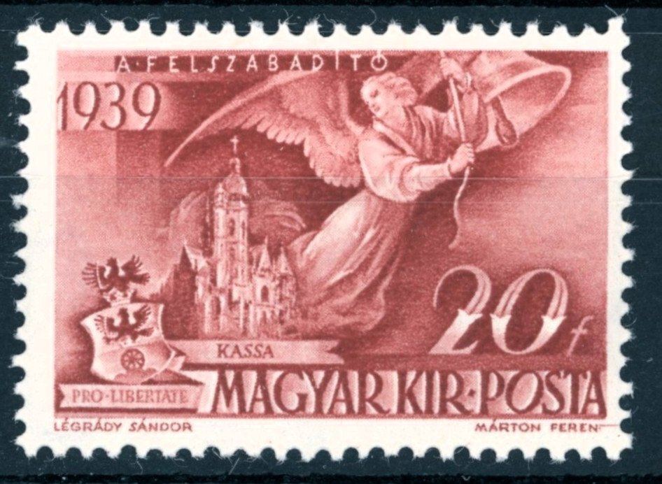 1940 Kormányzói évforduló 20f FEREN tévnyomat - postatiszta ** MPIK 6.000 Ft (e61)