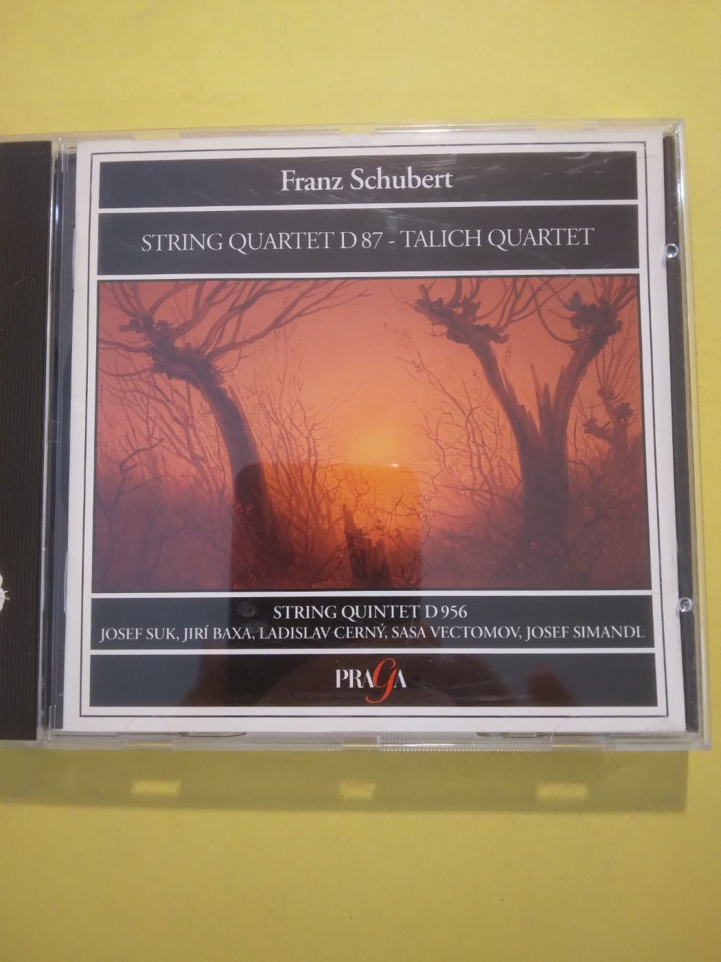 STRING QUARTET No. 1-D87  /  STRING QUINTET D956  -  SCHUBERT  (1994)