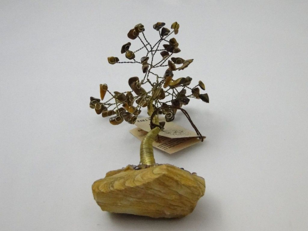 7981 Szerencsefa életfa tigrisszem 15 cm