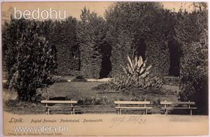 Lipik, parkrészlet.