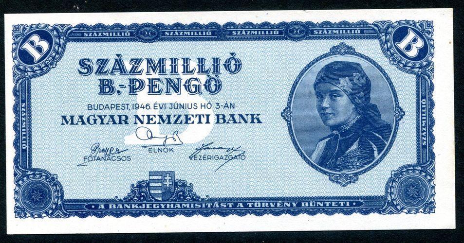 1946 100 millió B-Pengő