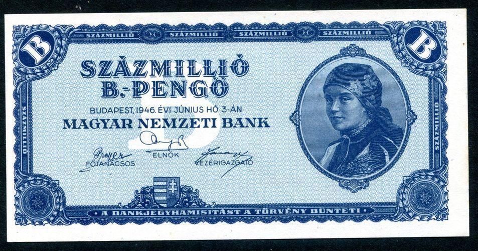 1946 100 millió B-Pengő