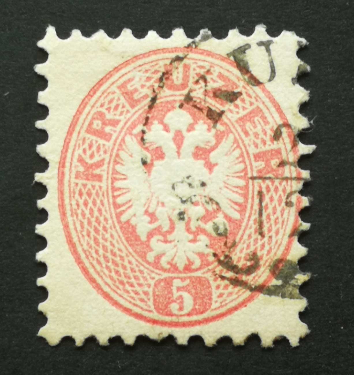 Magyarország 1863/64 Könyvnyomat 5 Kr. KU(LA)  H