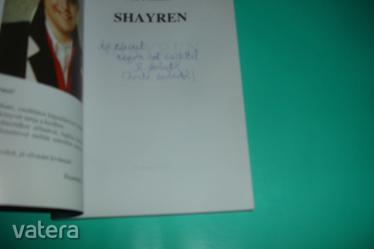 DEDIKÁLT RONTÓ NORBERT SHAYREN