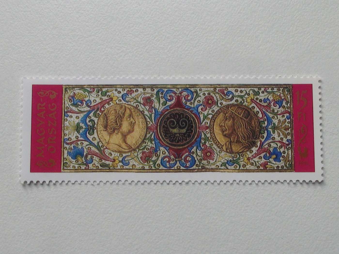 MÁTYÁS KIRÁLY és BEATRIX KIRÁLYNÉ bélyegen. 1993.