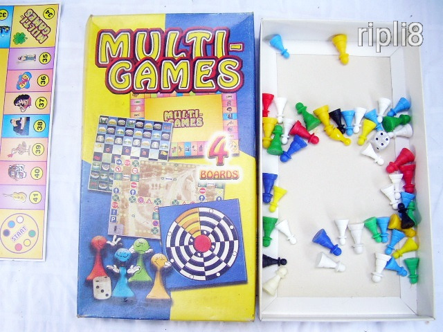 Multigames Társasjáték - 4 az 1-ben