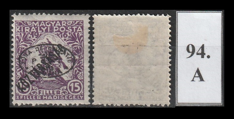 1919.Debrecen -Román megszállás (II.) November 21. A-94