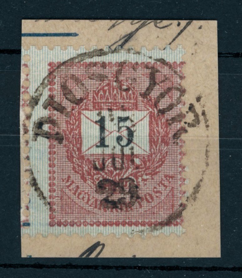 1889 krajcáros DIÓSGYŐR bélyegzés Borsod Gudlin E3.12 / 80p  (e71)