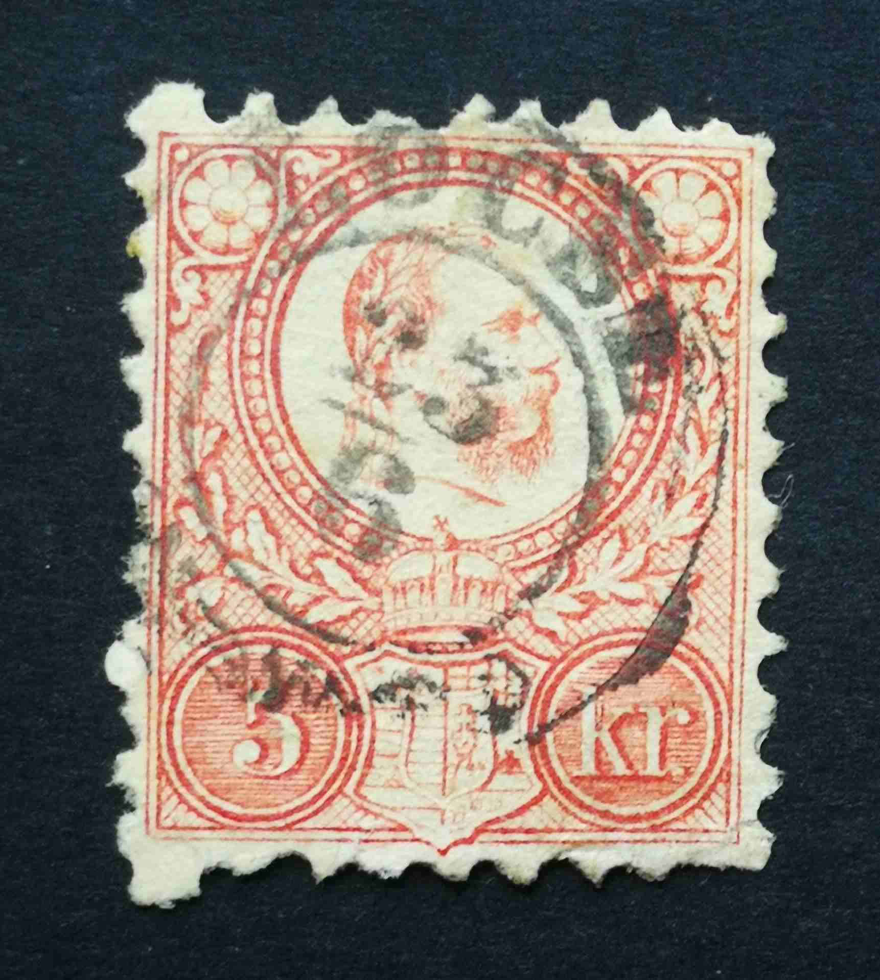Magyarország 1871 Réznyomat 5 kr. LŐCSE Gudlin 60 G3