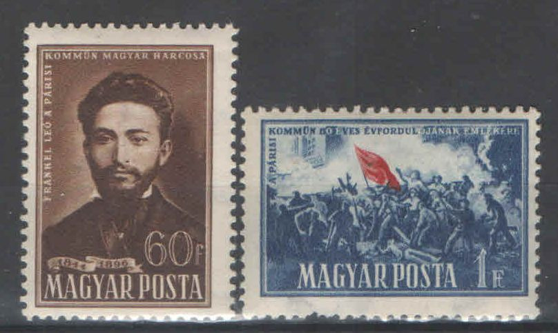 1951. Magyarország  - Párizsi kommün, sor**