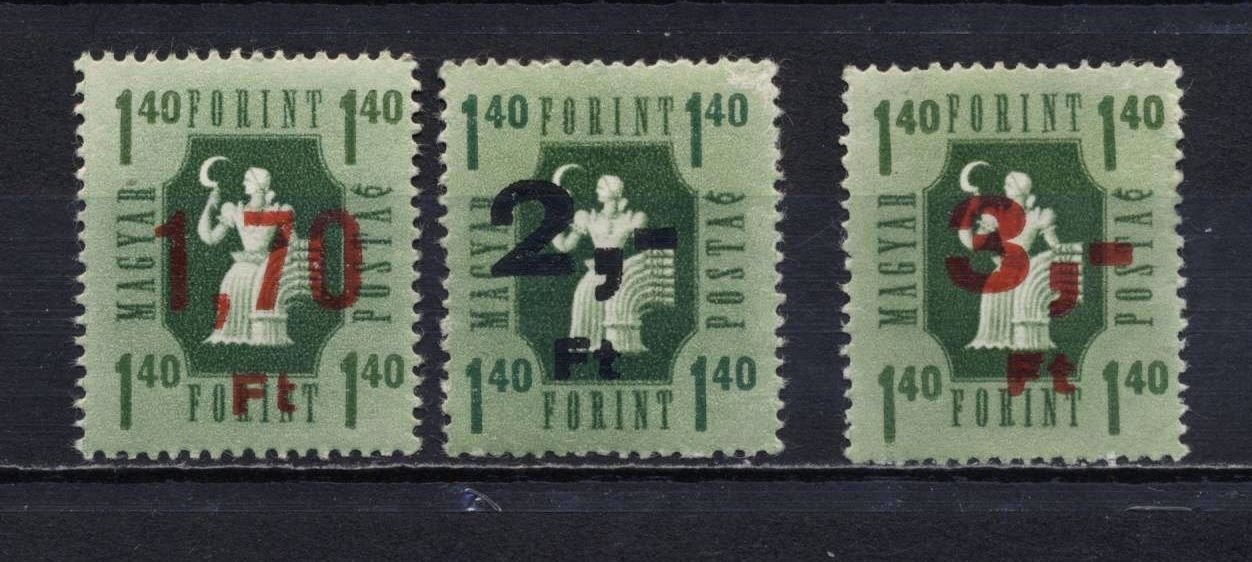 1953 kisegítő béylegek, postatiszta, kat. (MPIK 2025): 1500 Ft