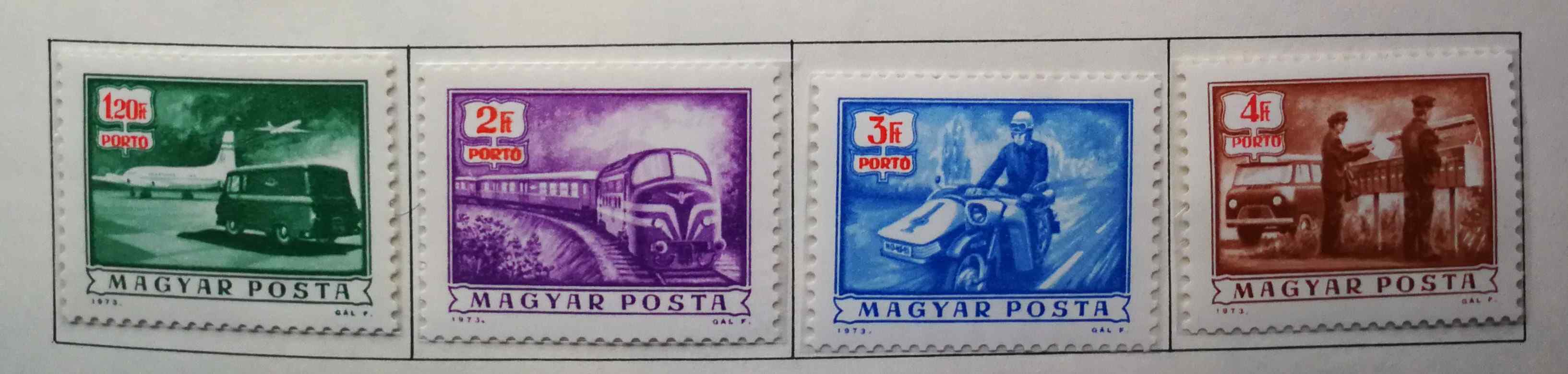 Magyarország 1973 Képes portó L