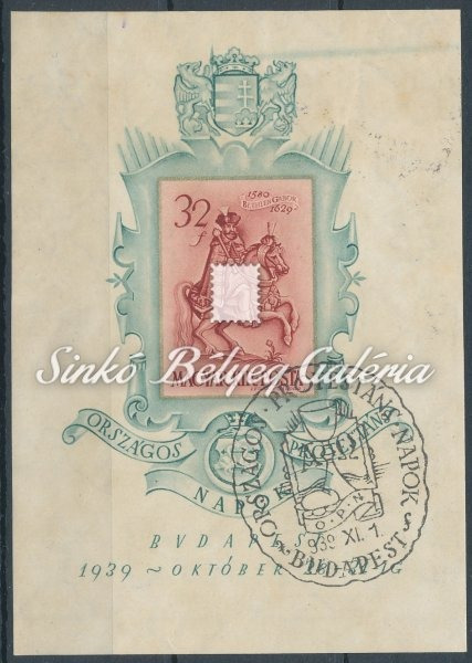 1939. Bethlen - Blokkpár - tévnyomat