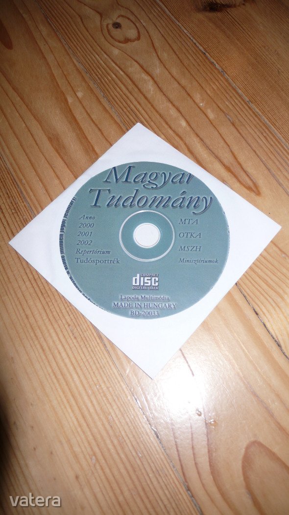 Magyar Tudomány cd 2000-2001-2002