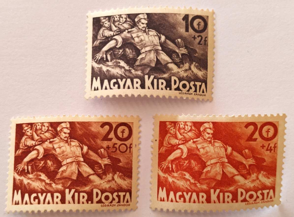 1940 Árvíz (II.)  Teljes Bélyegsor (**)!