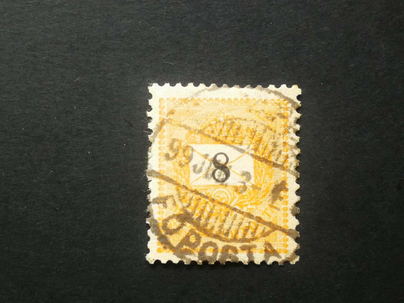 Magyarország 1898 Feketeszámú 8 kr.   L