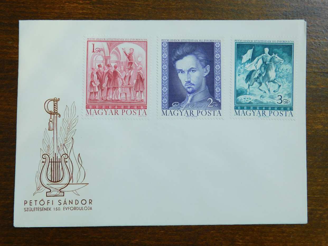 FDC 1950. Petőfi Sándor (III.) bélyegsorral /kat.:1.000,-/