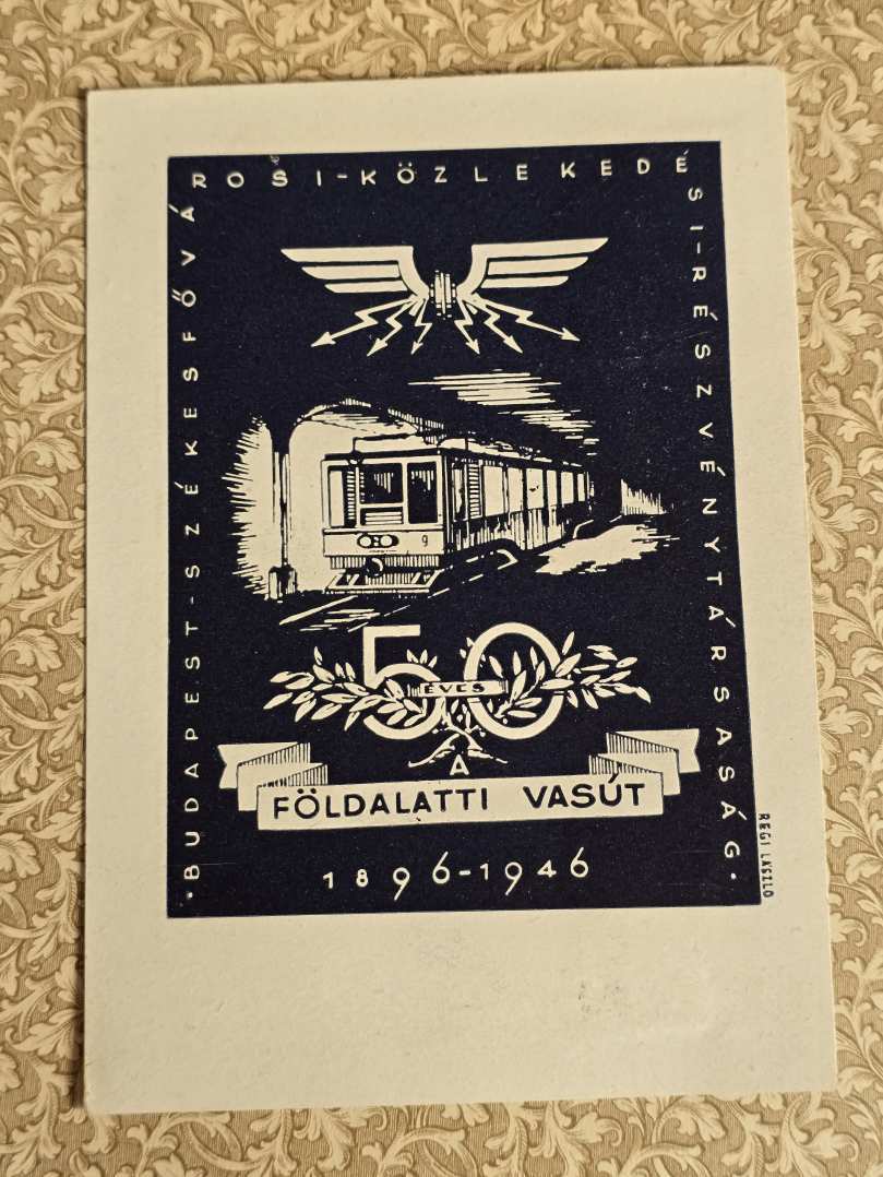 50 éves a Földalatti Vasút 1946 FDC