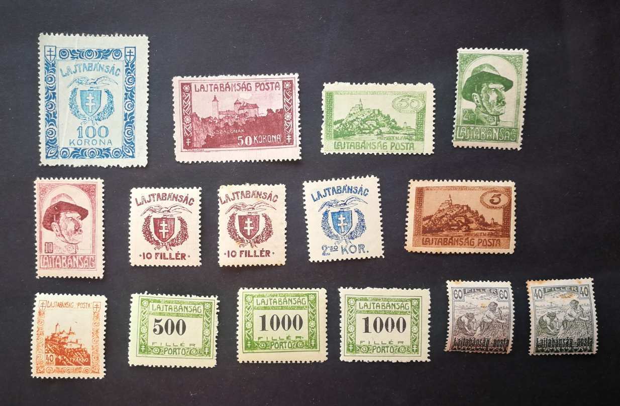 Magyarország 1921 Nyugat-magyarország 15 db zömében *, kat. ár 5800 Ft