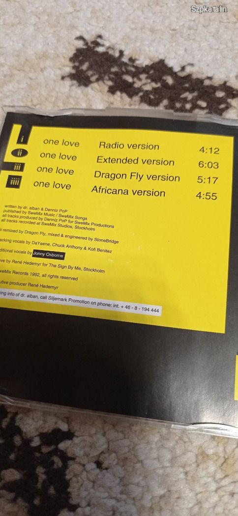 CD - Dr.Alban - One love